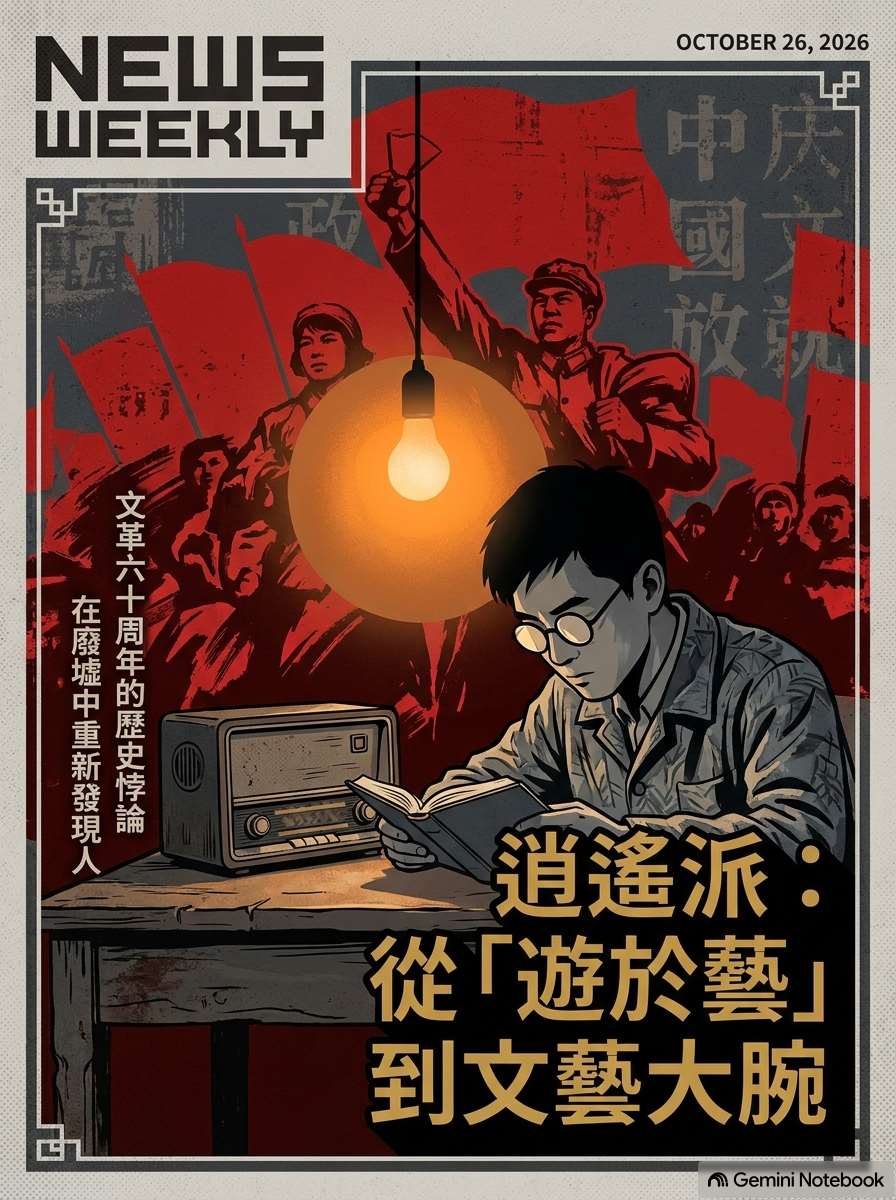 逍遙派：從「遊於藝」到文藝大腕  (AI圖)