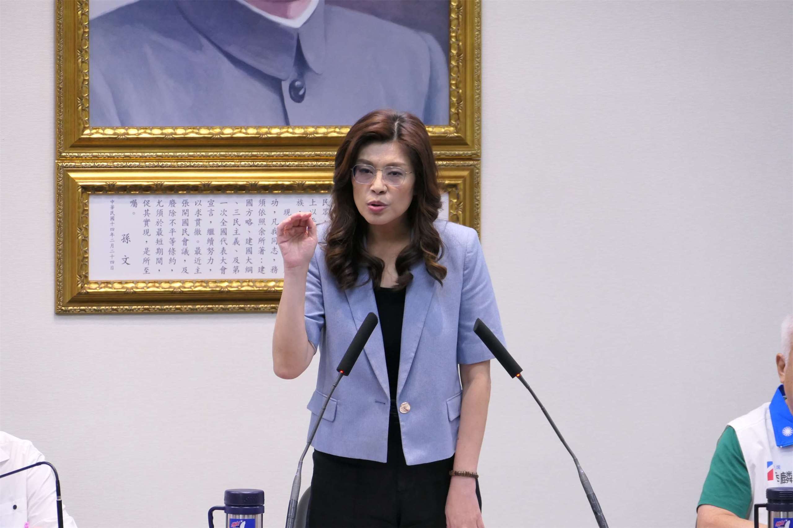 國民黨主席鄭麗文表示，副署是行政院長應履行的憲政責任，沒有邀功的餘地。（資料照/趙婉淳 攝）