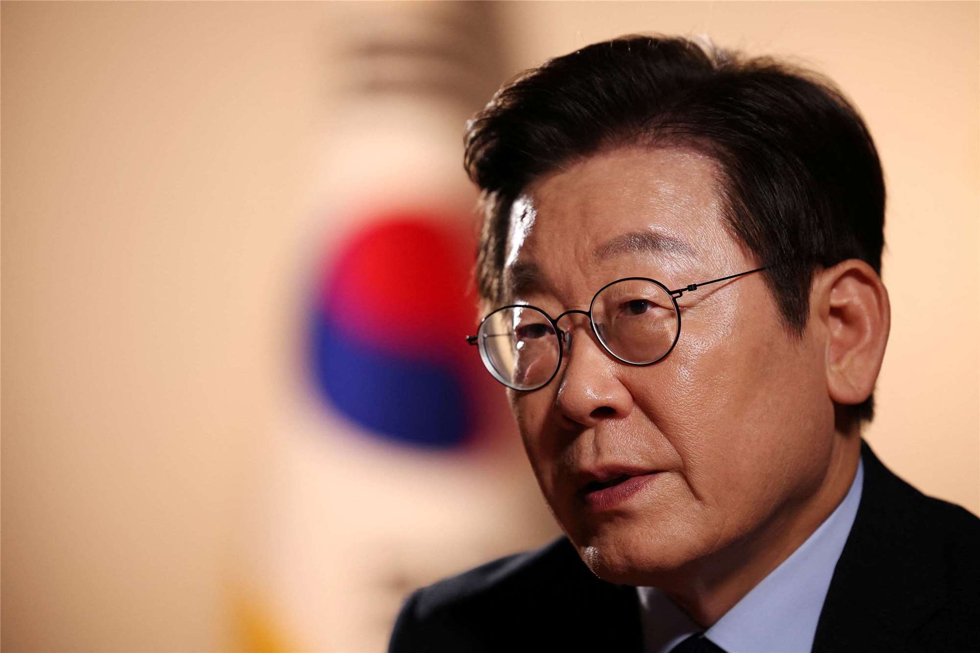 南韓總統李在明(Lee Jae Myung)談伊朗戰爭，表示南韓將不會涉入或干預這場戰爭。資料照。
