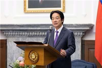 賴清德總統22日在總統府接見「第22屆台灣金根獎」獲獎廠商。(圖：總統府)