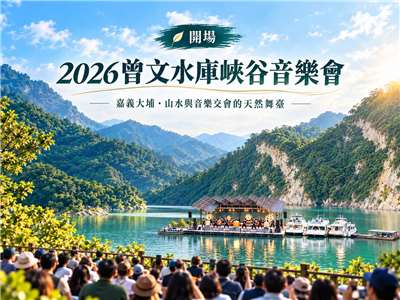 山水為幕、樂聲為橋，曾文水庫奏響最動人的自然樂章。