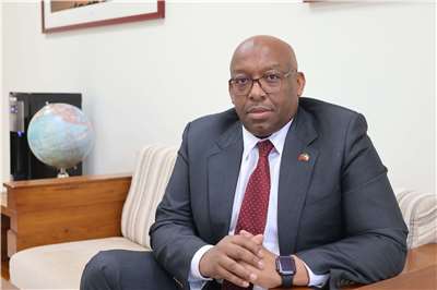 索馬利蘭駐台代表加拉爾（Mahmoud Adam Jama Galaal）。 (Rti Photo/James Thompson)