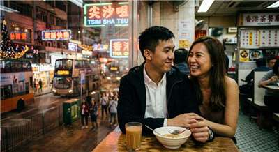 小明香港生存記 – 情竇初開(2)(AI示意圖)