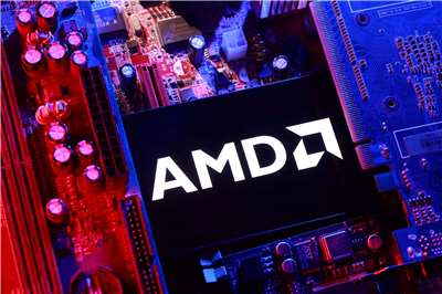 美國晶片大廠超微(AMD)21日市值首度突破1兆美元。示意圖。