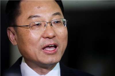 中國駐美大使謝鋒23日警告，中國在台灣、人權和其他議題上有不可逾越的底線。 (檔案照)