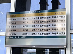 彰化地檢署偵辦彰化縣議長謝典霖等5人在議會宴客案，認涉犯公職人員選舉罷免法投票行賄等罪嫌，17
日向彰化地院聲押禁見。