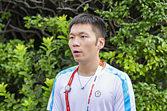 2026愛知．名古屋亞運18日舉行選手村升旗典禮，台灣代表團由運動部長李洋領軍參加，卻一度發生遭拒絕入場的插曲。李洋受訪時表示，「我們努力維護自身權利，不希望受到任何形式的打壓。」