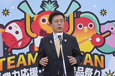 名古屋亞運接連傳出床鋪太短、廁所漏水等問題，名古屋市長廣澤一郎在30日舉行的記者會上，向選手等致歉。資料照。