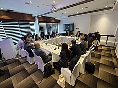 財團法人國際商貿文化交流基金會與台北市電腦商業同業公會率團到新德里，與印度企業進行雙邊對話。