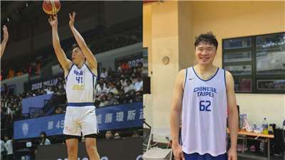 名古屋亞運台灣男籃名單正式底定，原本入選的劉錚、阿巴西因傷退出，由譚傑龍(左)、陳冠全(右)遞補。資料合成照。