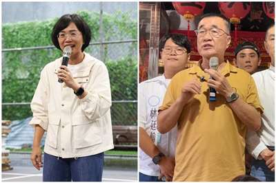 民進黨新北市長參選人蘇巧慧（左）6日提出3項藥業相關政見；國民黨新北市長參選人李四川（右）則承諾將努力實現捷運汐東線「東湖+3站」的目標。(合成圖)