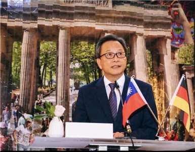 駐德大使谷瑞生獲德國發行量最大的公共服務專業報刊《官署明鏡報》(Behörden Spiegel)專訪。圖：駐德代表處提供