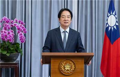 賴清德總統13日上午以錄影方式為「2026台灣分子醫學會年會暨創會20週年盛典開幕典禮」致詞。(圖:總統府提供)