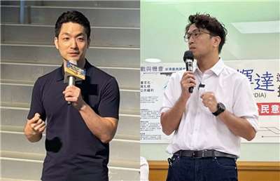 台北市松山區某幼兒園發生虐童案，民進黨參選人沈伯洋(右)批市府勿待事件發生後才稱已裁罰，國民黨參選人蔣萬安(左)則表示獲報後即啟動調查與視察，教育局稱此為舊案。(圖:中央社、北投文化基金會/央廣合成)