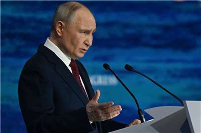俄羅斯總統普丁（Vladimir Putin）3日表示，有機會達成結束烏克蘭戰爭的協議。資料照。(AFP)