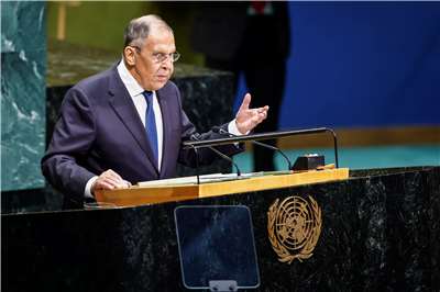 俄羅斯外交部長拉夫羅夫(Sergey Lavrov)在聯合國大會(UN General Assembly)上發表演說，支持印度成為聯合國安全理事會(UNSC)常任理事國。