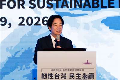 賴清德總統(圖)28日親自主持中科院民雄航太暨無人機產業園區開工動土及民雄院區啟用典禮，並肯定嘉義成為國家發展無人機產業的重要樞紐。資料照片（楊仁翔 攝）