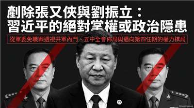 剷除張又俠、劉振立後  習近平重新全面掌權邁向第四任期？！(AI圖)