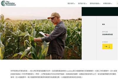 由洛克斐勒基金會（Rockefeller Foundation）委託的最新民調，反映受訪者對經濟發展與安全挑戰抱持悲觀看法。(圖擷自洛克斐勒基金會（Rockefeller Foundation）)