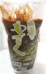 日本出口「海蘊(FRESH MOZUKU SEAWEED)」檢出重金屬含量不符規定。(食藥署官網)