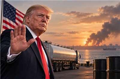 美國總統川普（Donald Trump）22日表態支持禁止柴油出口。示意圖。(AI生成)