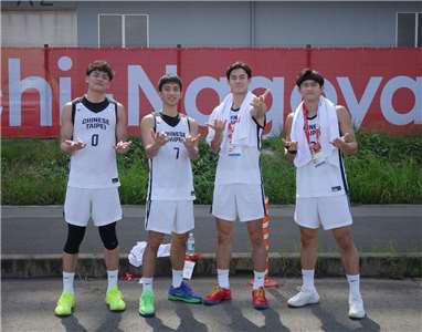 台灣男子3x3籃球代表隊24日在名古屋亞運一戰決生死的附加賽中，以21比14擊敗馬來西亞，挺進8強。(中華奧會提供)