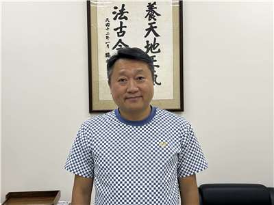 國民黨副秘書長兼組發會主委李哲華今天(7日)受訪表示，對於新竹縣選情審慎樂觀。（趙婉淳 攝）