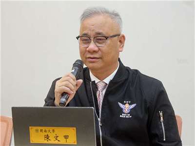 開南大學副校長陳文甲 (央廣檔案照)