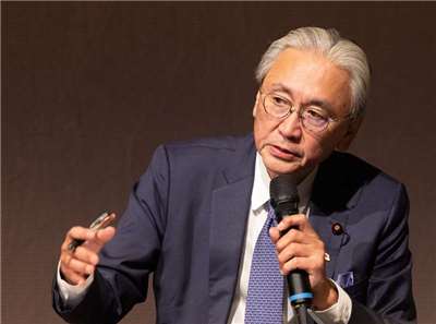 日本跨黨派「日本台灣友好議員聯盟」會長古屋圭司(圖)在今天(17日)總會活動上宣布，今年目標將籌組50名國會議員訪團赴台參加雙十國慶活動。資料照片 (圖：中央社)