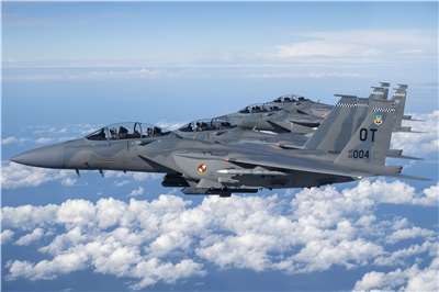 美軍宣布，F-15EX戰機將常駐沖繩。圖為F-15EX戰機。 (圖:美國空軍)