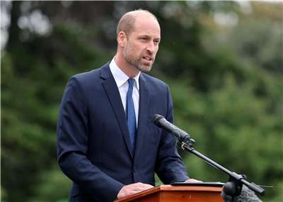 英國威廉王子(Prince William)下週將代表他的父親，出席挪威已故國王哈拉德五世(King Harald V)的葬禮。資料照。
