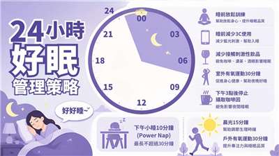 24小時好眠管理策略