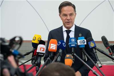 北約祕書長呂特(Mark Rutte)(圖)表示，俄羅斯企圖恫嚇北約、破壞北約的團結以及支持烏克蘭的意願，這些行徑注定徒勞，終將失敗。資料照片。 (圖:NATO)