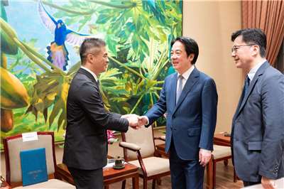 賴清德總統29日接見「中華民國餐盒食品商業同業公會全國聯合會」。 (圖:總統府)