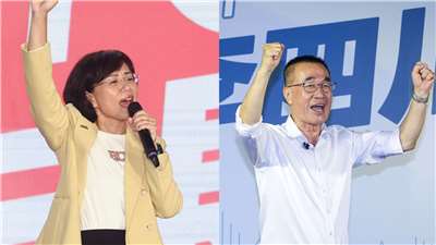 民進黨新北市長參選人蘇巧慧(右)、國民黨新北市長參選人李四川(右)。合成圖。