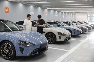 小米汽車宣布，2027年正式進入歐洲市場。 (圖：中央社檔案照)
