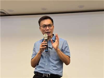 中油天然氣事業部副執行長郭同境指出，已有AI伺服器、電信商等業者與中油接洽，希望取得中油天然氣接收站冷能來增進AI資料中心系統降溫效率。(謝佳興 攝)