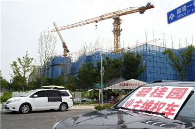中國整體房市低迷，許多房企因融資困難及建案銷售不易等造成信用危機。爛尾樓示意圖。