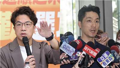 信民協會22日公布台北市長選戰最新民調，民進黨台北市長參選人沈伯洋(左)與台北市長蔣萬安(右)雙方差距僅1.2%。合成圖。