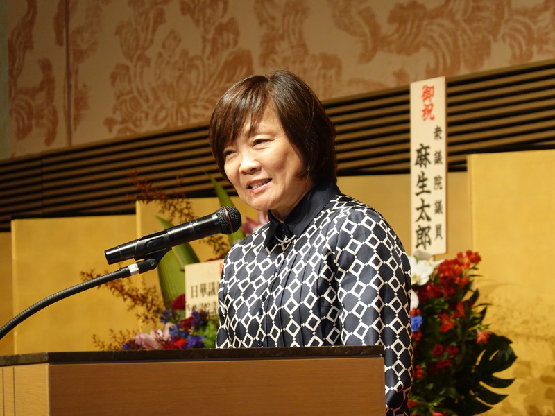 駐日代表處8日在東京舉辦國慶酒會，已故日本前首相安倍晉三夫人安倍昭惠致詞表示，自從丈夫去世後，她曾經多次造訪台灣。「每次到訪都深深感受到台灣人民對我丈夫的厚愛與思念，也再次體會到他生前與台灣之間的深厚情誼」。