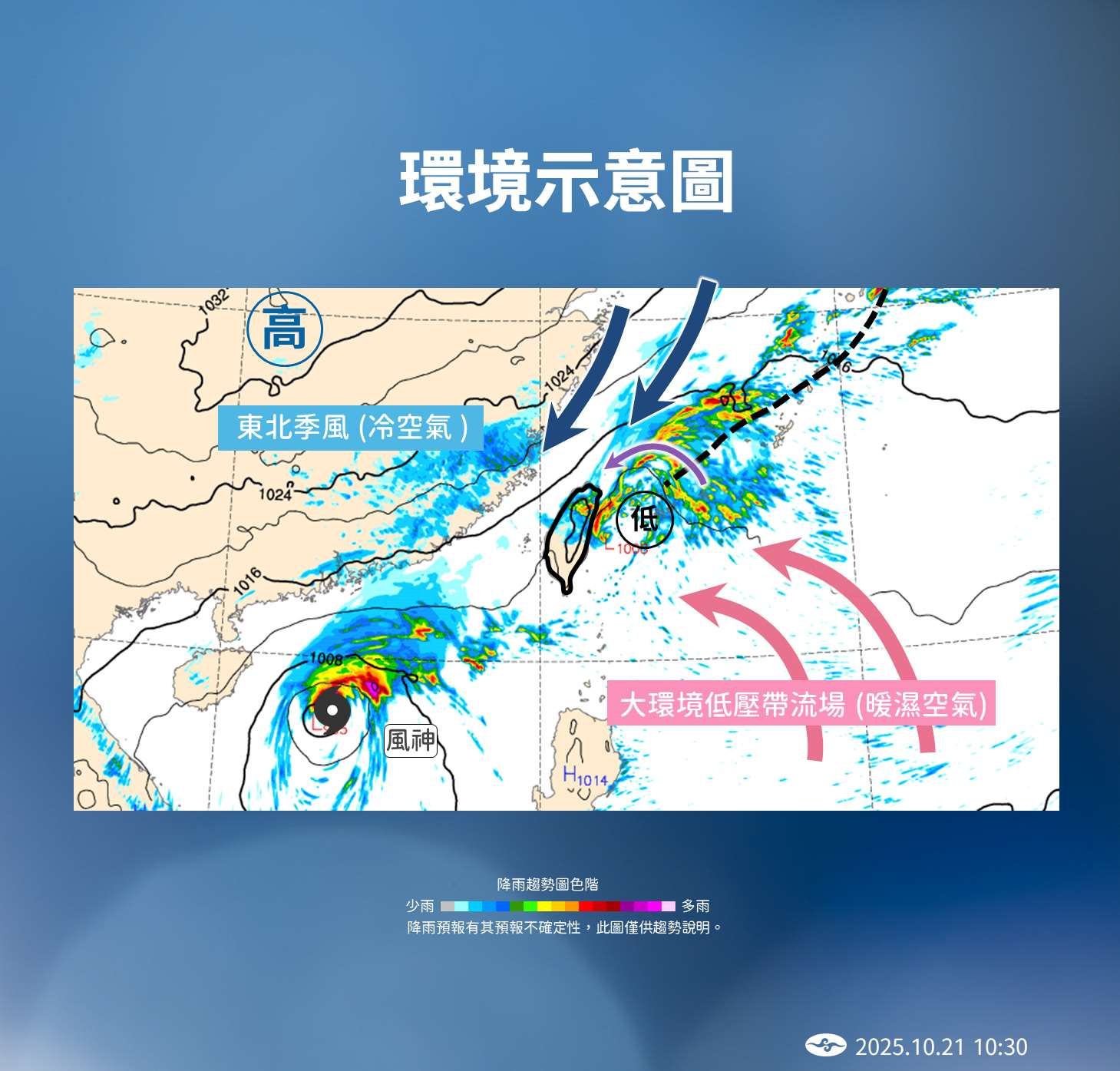 環境示意圖 (氣象署提供)