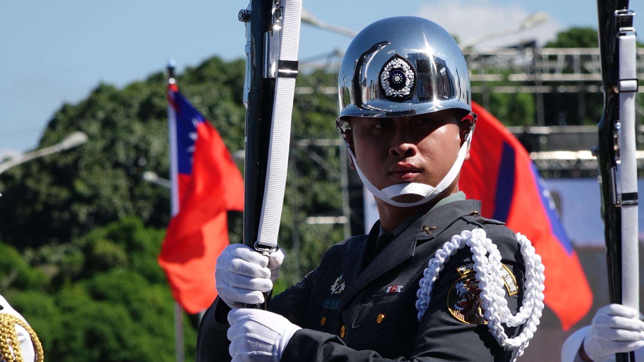 Salah satu personil Pasukan Kehormatan Militer ROC (foto: AN/Rti)