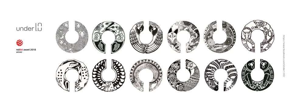 手繪線條插畫設計師萬向欣作品/照片出處：臉書