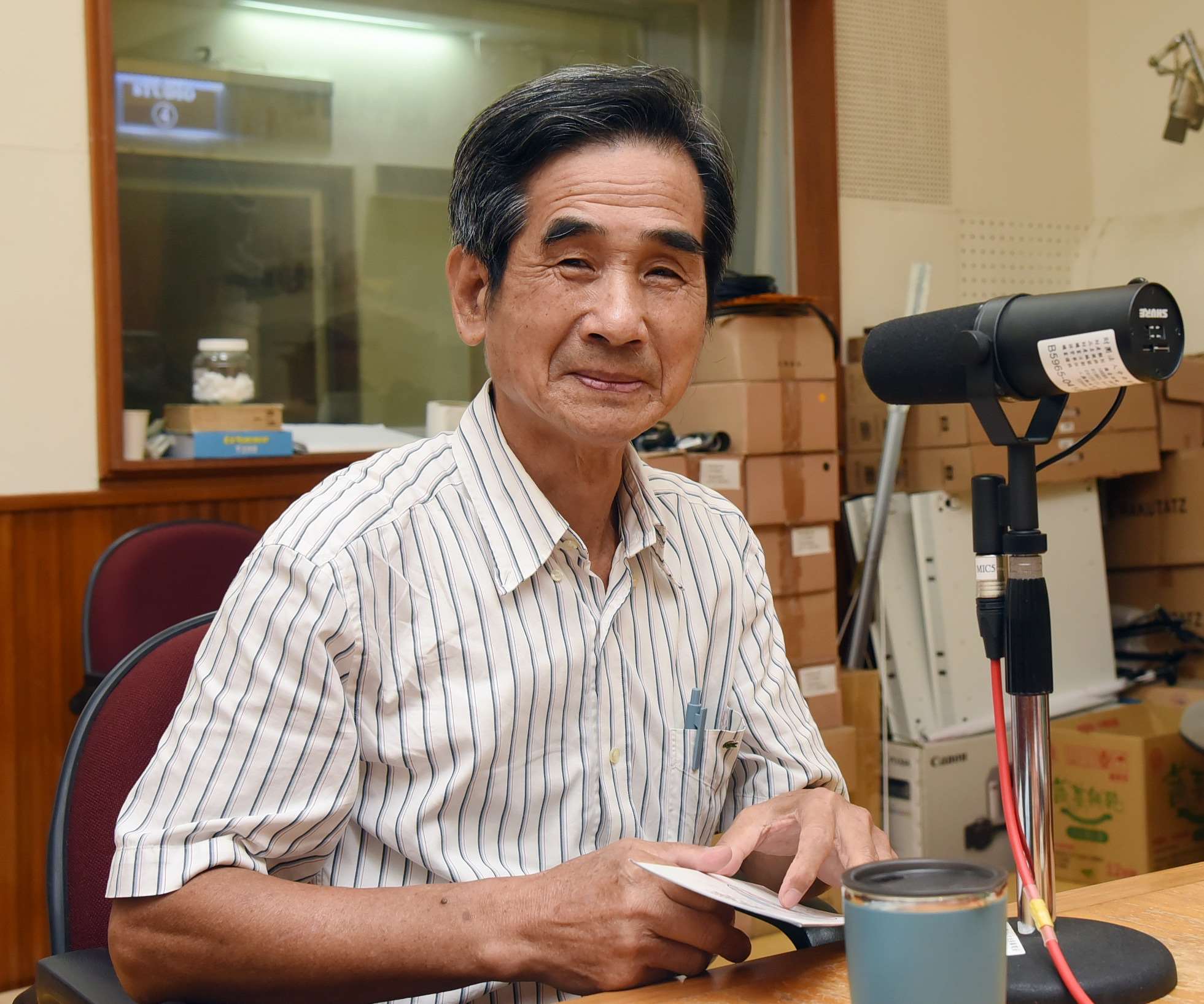 曾子良教授接受美麗的台灣節目專訪