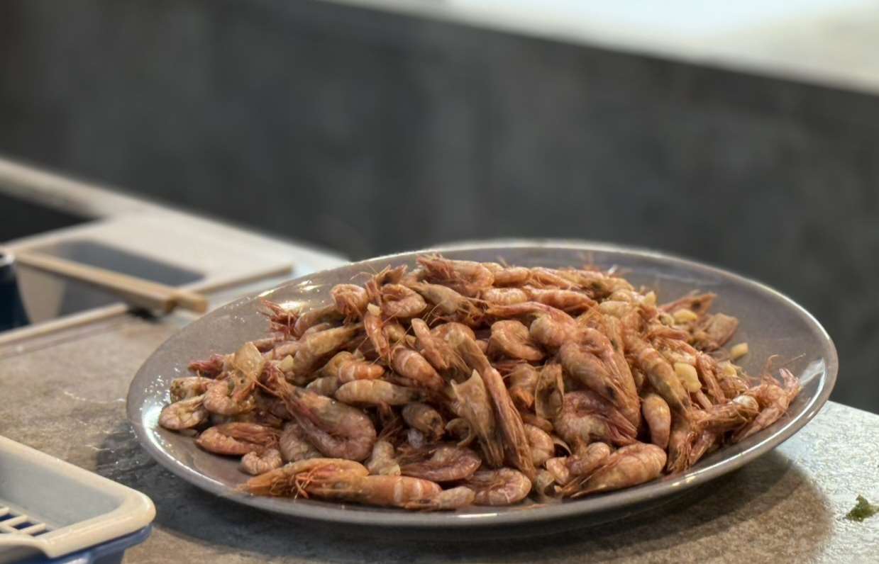 澎湖湖西廟口搶來(買來)的蝦味鮮