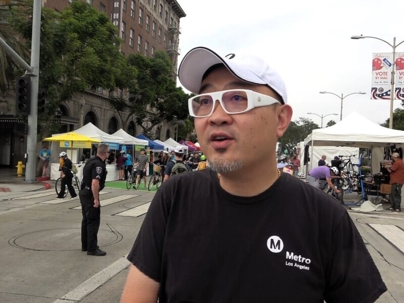 洛杉磯郡大眾運輸局副執行長程智淵（Frank Ching）（圖）指出，面對3年後奧運帶來的百萬觀賽人潮，希望打造「公共運輸優先、減少汽車」的奧運模式，目標「觀眾準時抵達，比賽順利進行」。