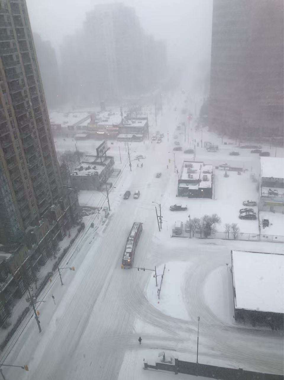 加拿大多倫多的雪景
