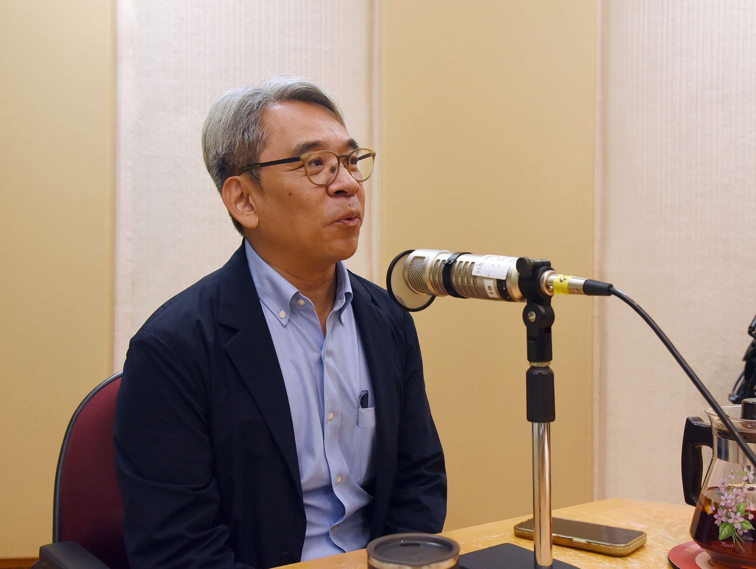 謝仕淵館長接受美麗的台灣節目專訪
