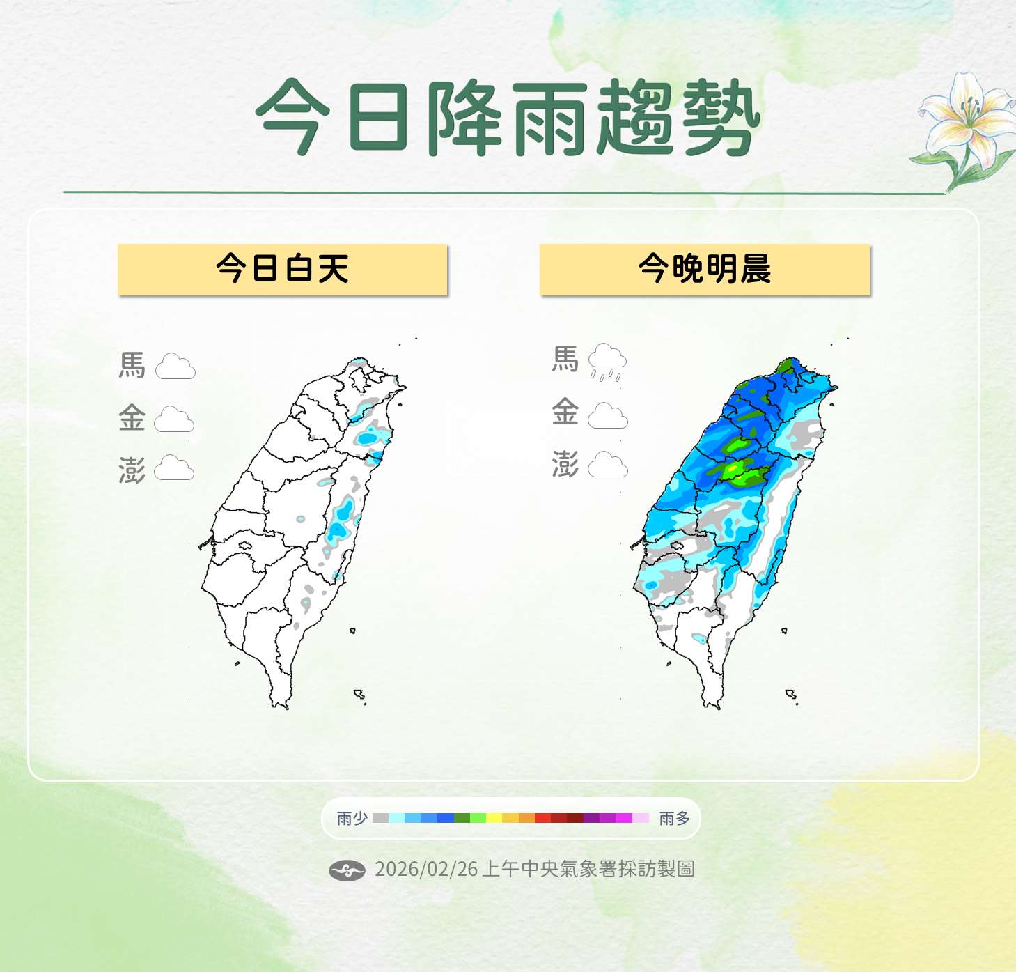 氣象署提供