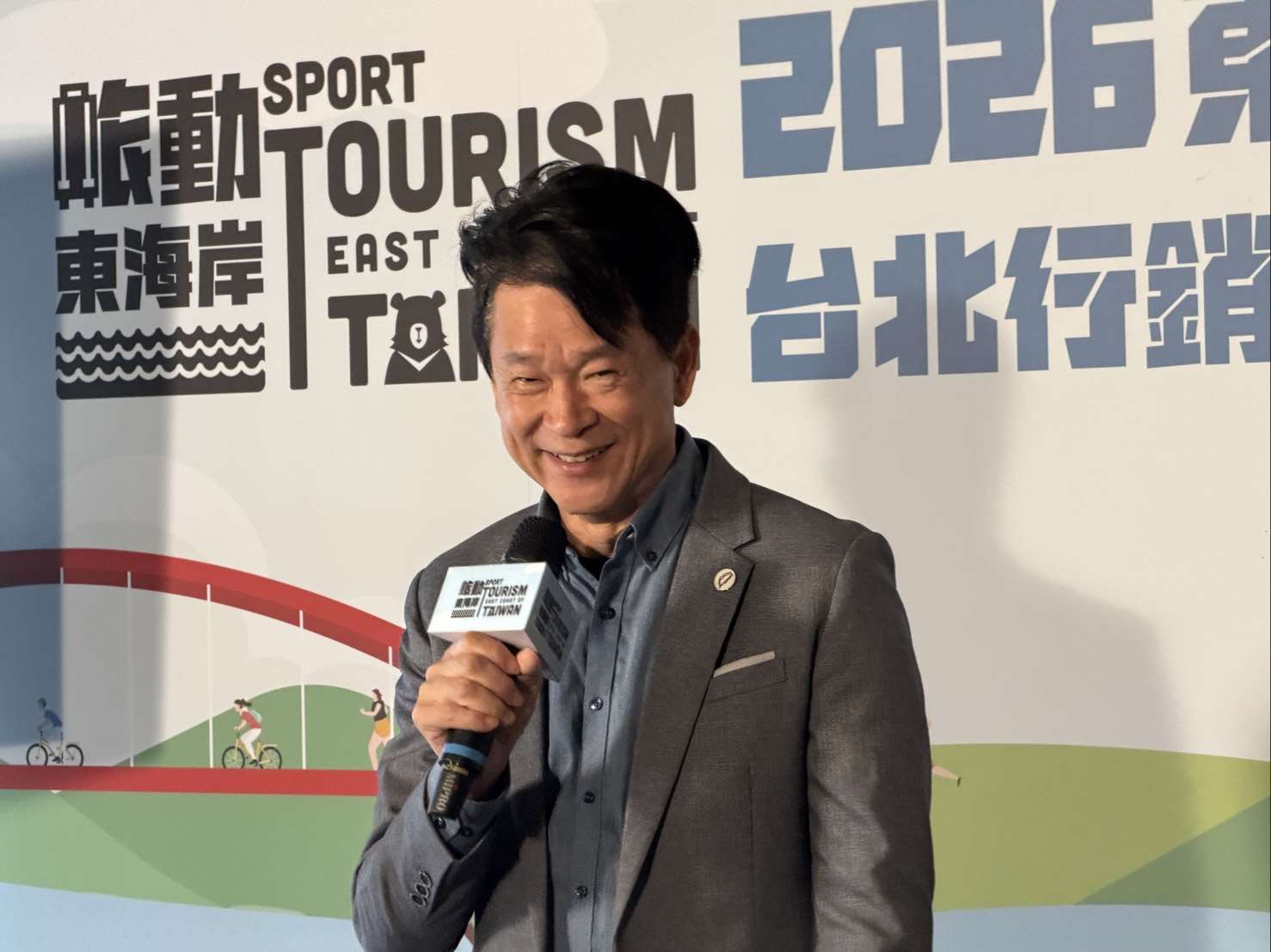 觀光署副署長黃勢芳強調，「旅動東海岸」不只是運動比賽，更是深度體驗地方溫度的窗口。但需留意的是，住宿可能要先搶先贏！(吳琍君攝)